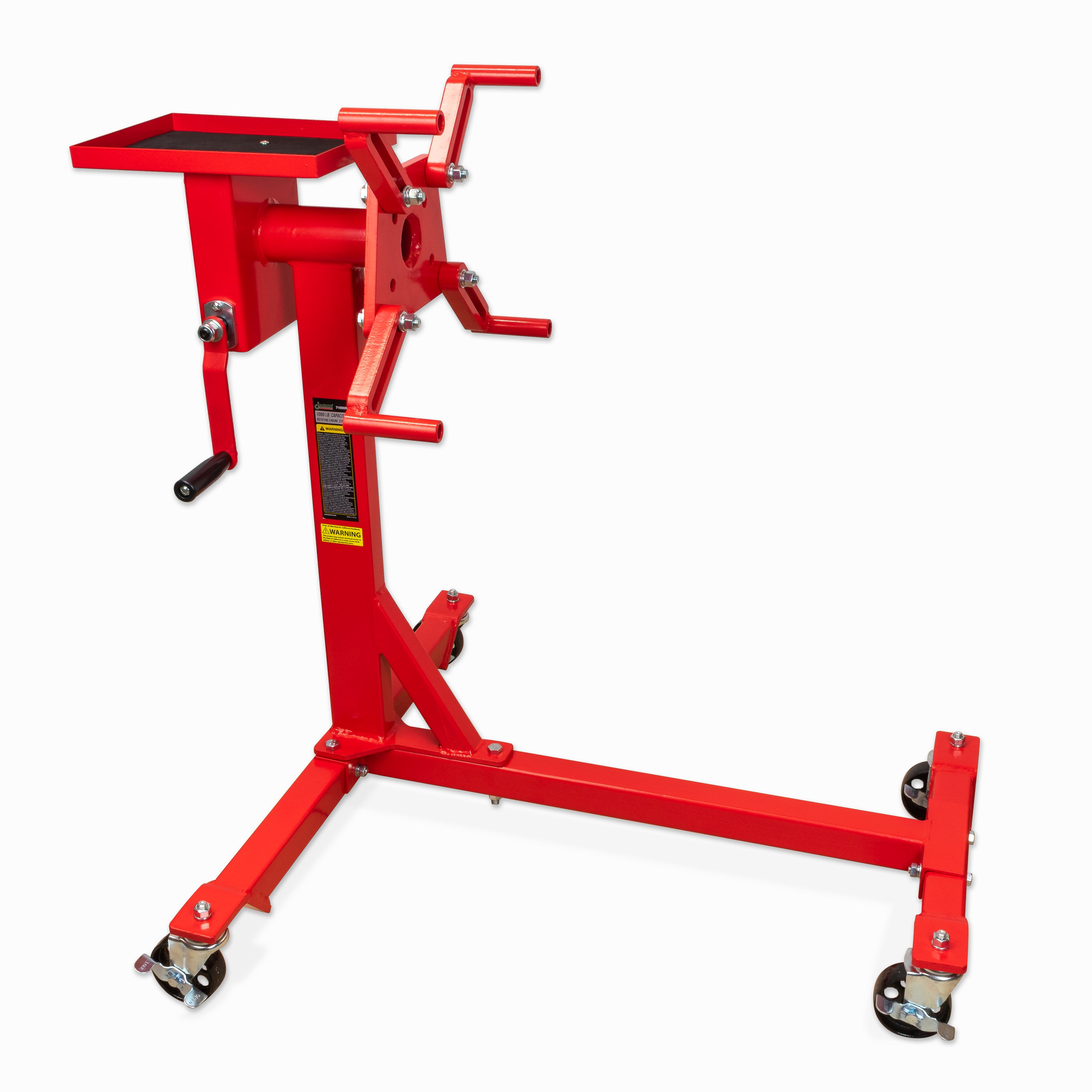 Jackco Professional 1000 lb. Capacity Rotating Engine Stand with Tool Tray