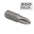 Phillips #2 PH2 Screwdriver Bits, 1 In Length, 1/4 Inch Shank, S2 Steel