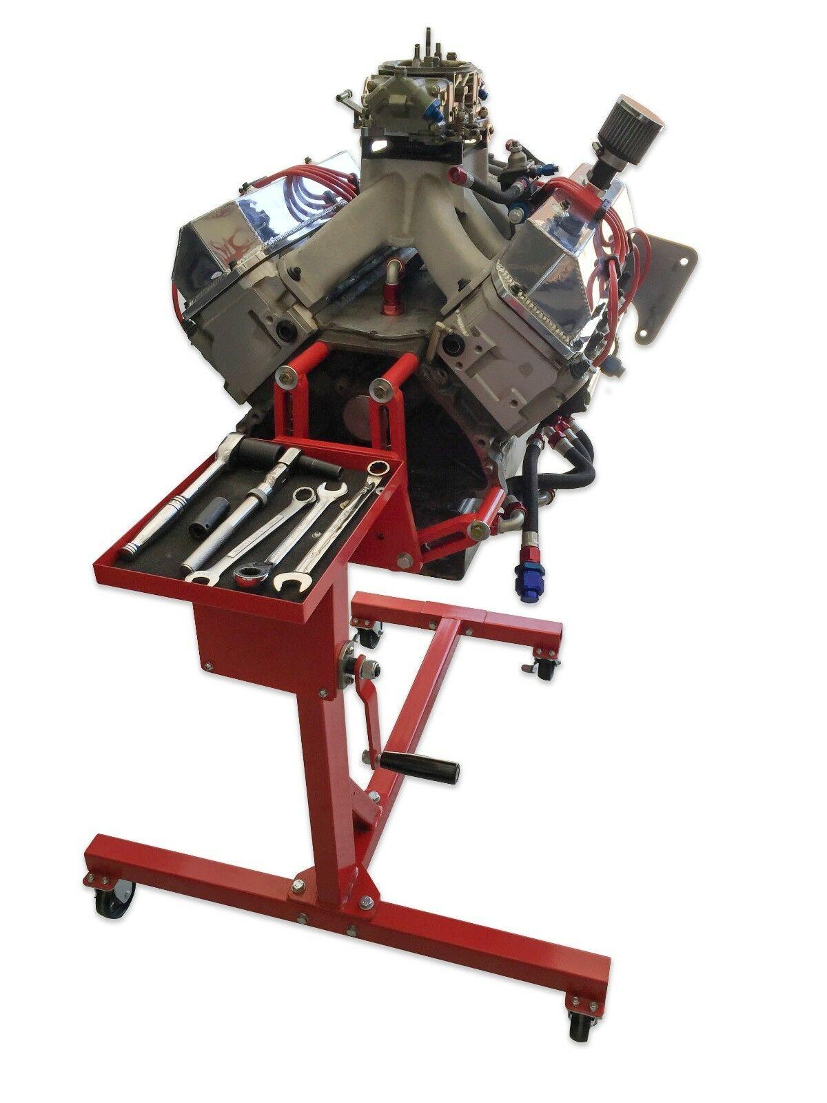 Jackco 1000 lb. Capacity Rotating Engine Stand with Tool Tray - Tool Guy Republic