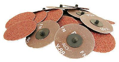 25pcs - 3 inch 24 Grit “Roloc” Type Abrasive Sanding Discs - Tool Guy Republic