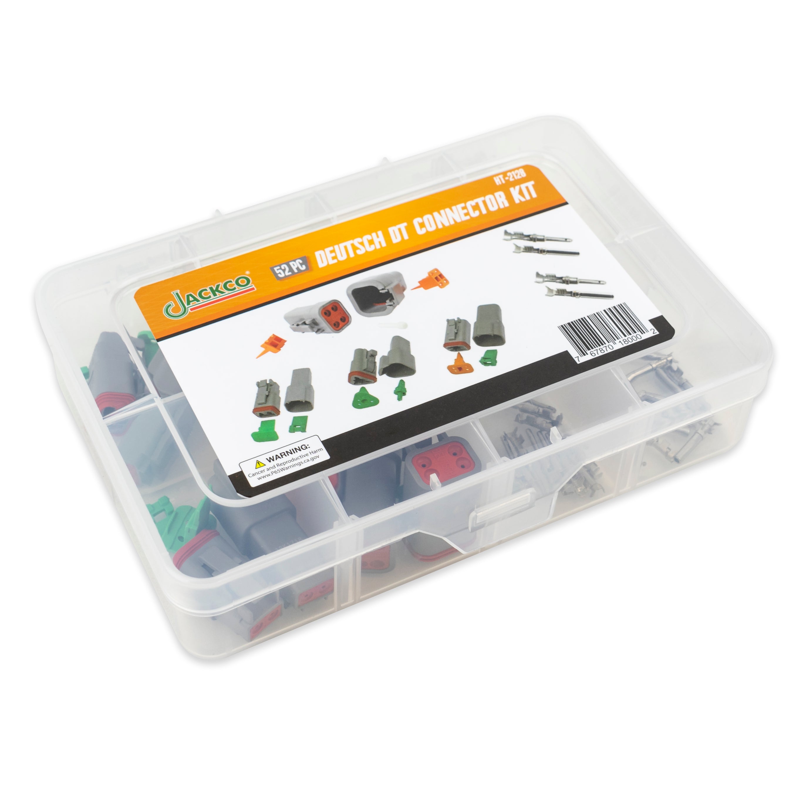 52pc Deutsch DT Connector Kit - 2, 3, 4 Pin Sealed Gray Male and Female Connector Plug AWG 20-14 - Tool Guy Republic