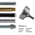 Deburring External Chamfer Drill Bit Tool Tungsten Blades, Removes Burrs on 1-3/8"-2-1/8"(34mm-54mm) Bolts - Tool Guy Republic