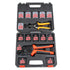 Interchangeable Ratcheting Terminal Crimper Set - 14 Die Sets with Wire Strippers (Choose Your Own Dies)
