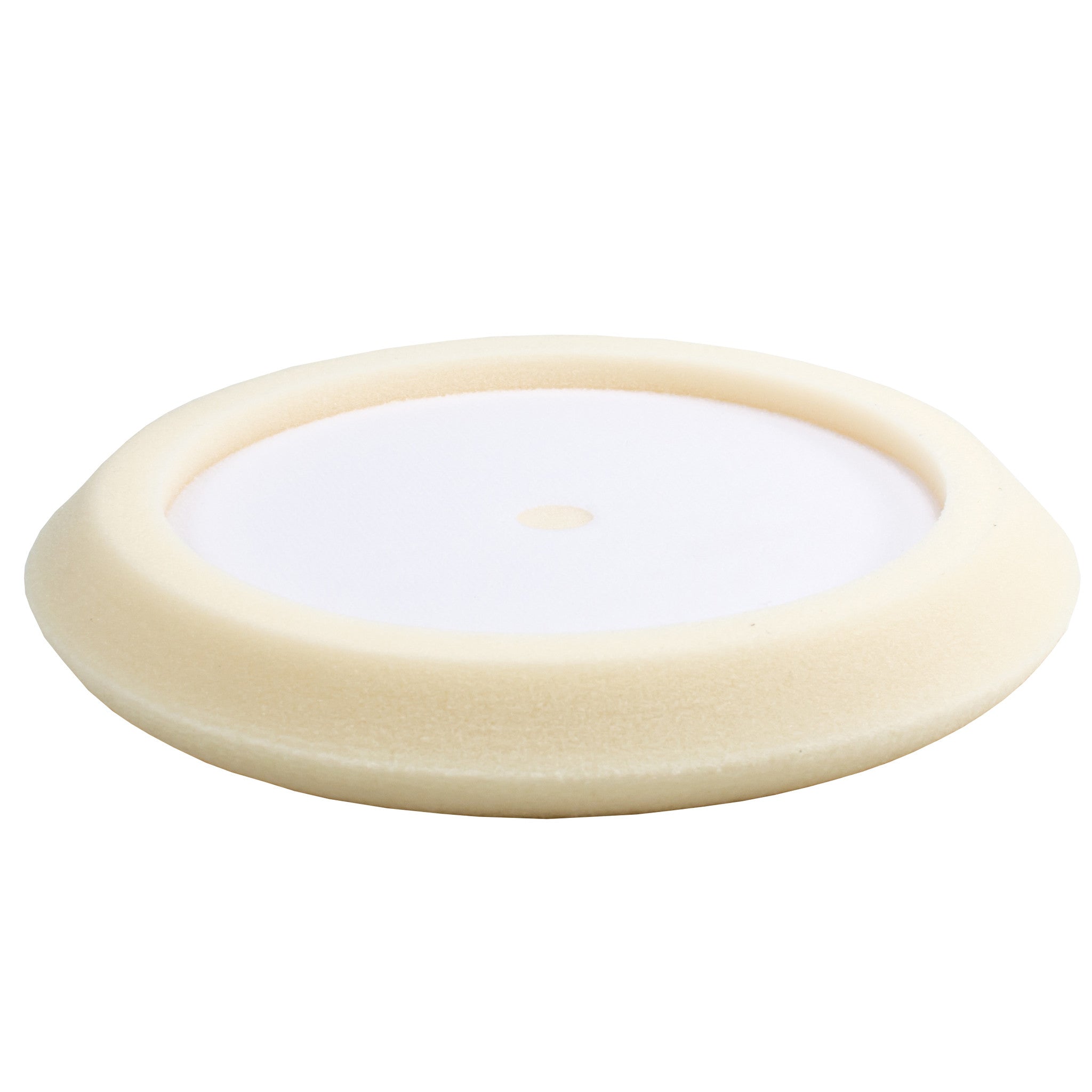 9" Ultra Fine White Foam Finishing Pad with Hook and Loop Backing