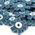 50pc 1-1/2" Surface Conditioning Star Abrasive Disc -Blue Fine Grade