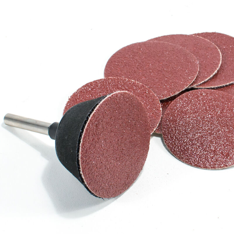 2" Hook and Loop Velcro Sanding Pad with Drill Adapter & 10pc 80 Grit Sandpaper - Tool Guy Republic
