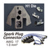 TOOLGUY REPUBLIC Ratcheting Spark Plug Connector Crimper AWG 17