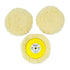 3pk- 3" Wool Buffing Pad with Curved Edge for Heavy Cutting/3" Female Backup Pad - Tool Guy Republic