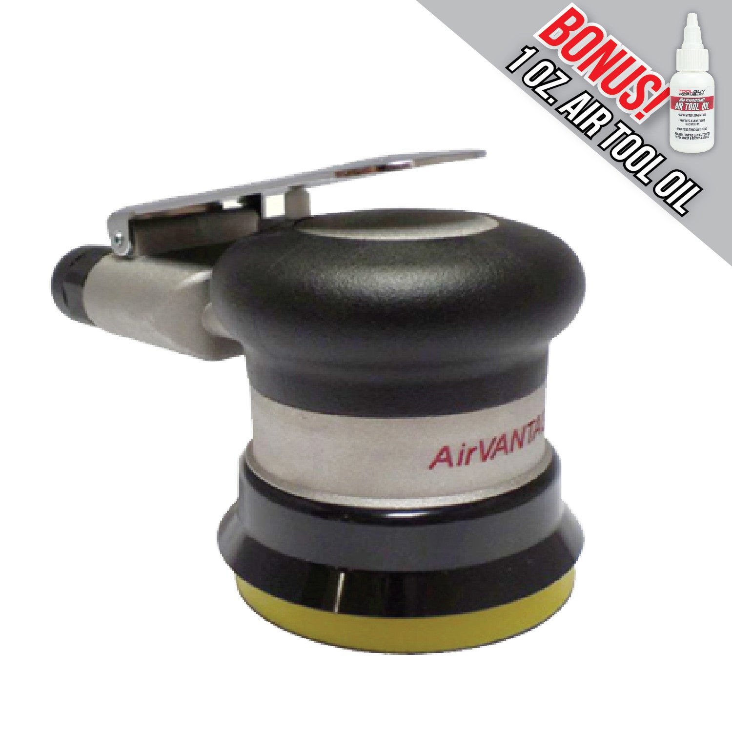 AirVANTAGE 3" Random Orbital 3/16" Orbit Palm Sander with Hook & Loop Pad