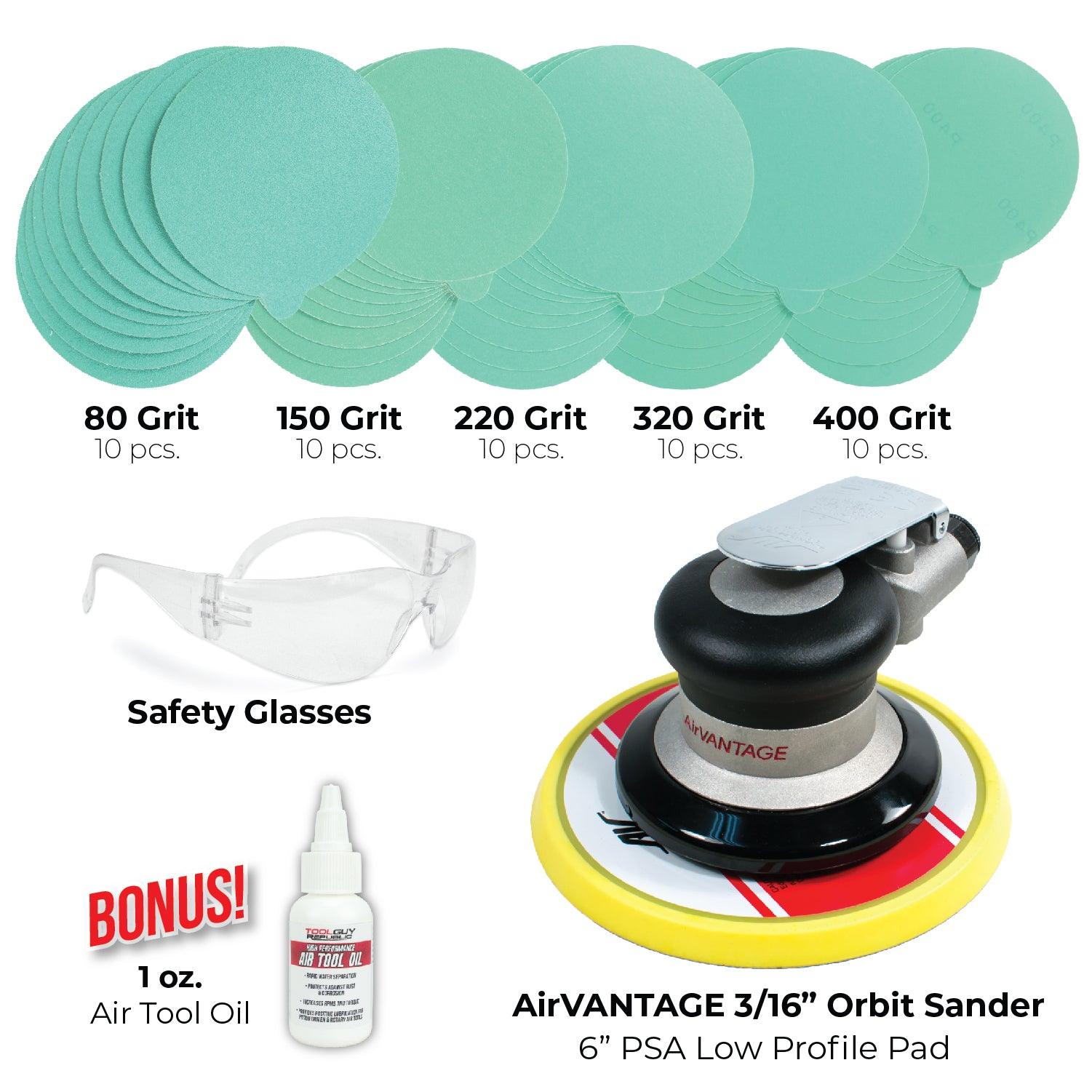 AirVANTAGE 6" Random Orbital Palm Sander with Pad