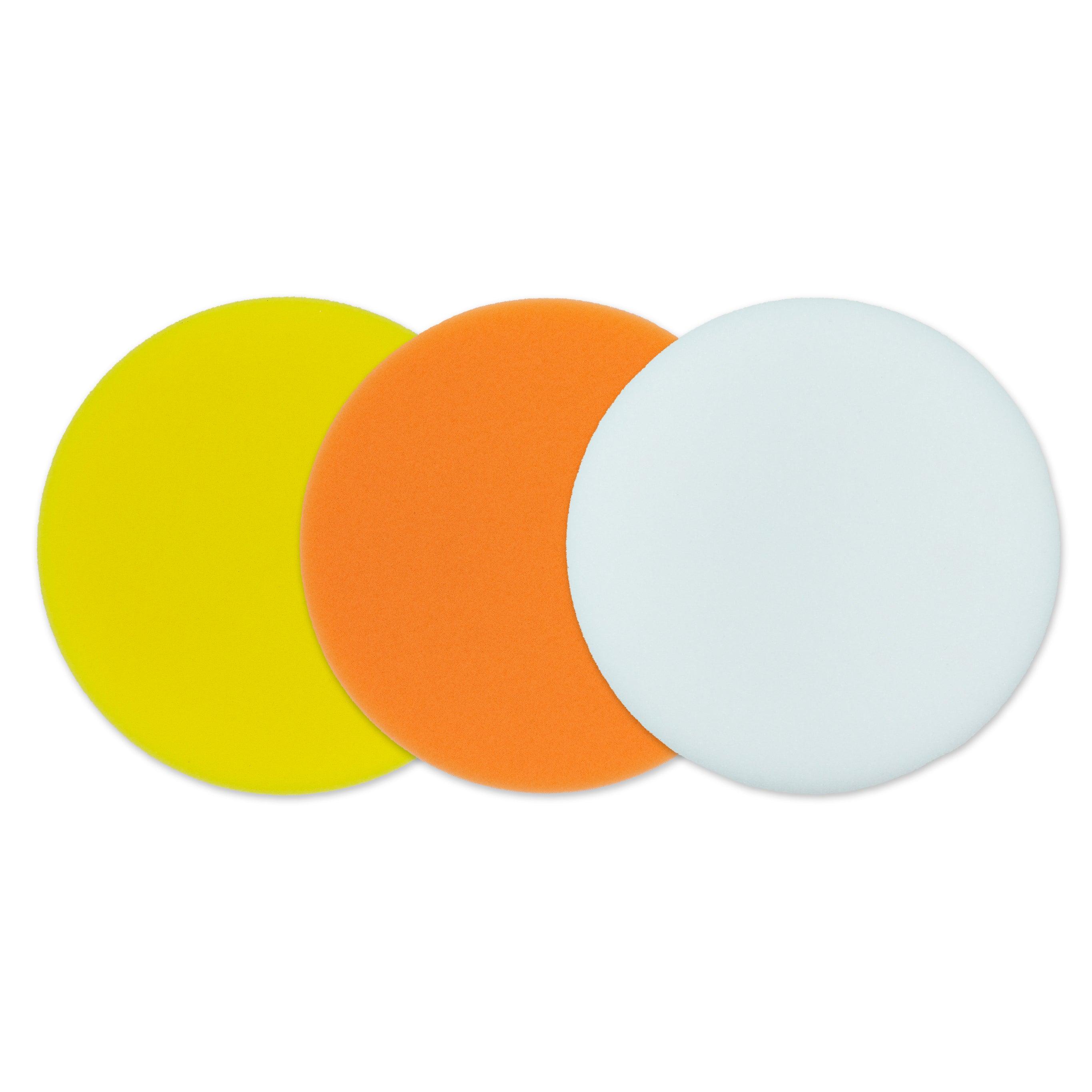 5.5" Foam DA Pads for use with 5" Backing Pads (Heavy Cut, Medium Cut, Polish) - Tool Guy Republic