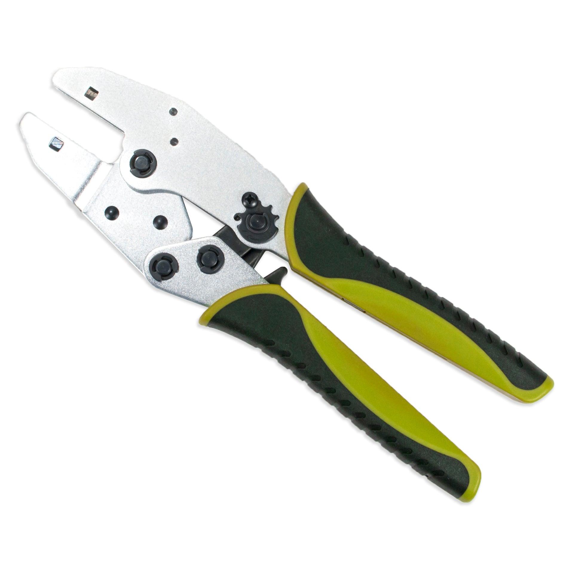 Interchangeable Die Ratcheting Terminal Crimper (Aluminum) - Frame Only - Tool Guy Republic