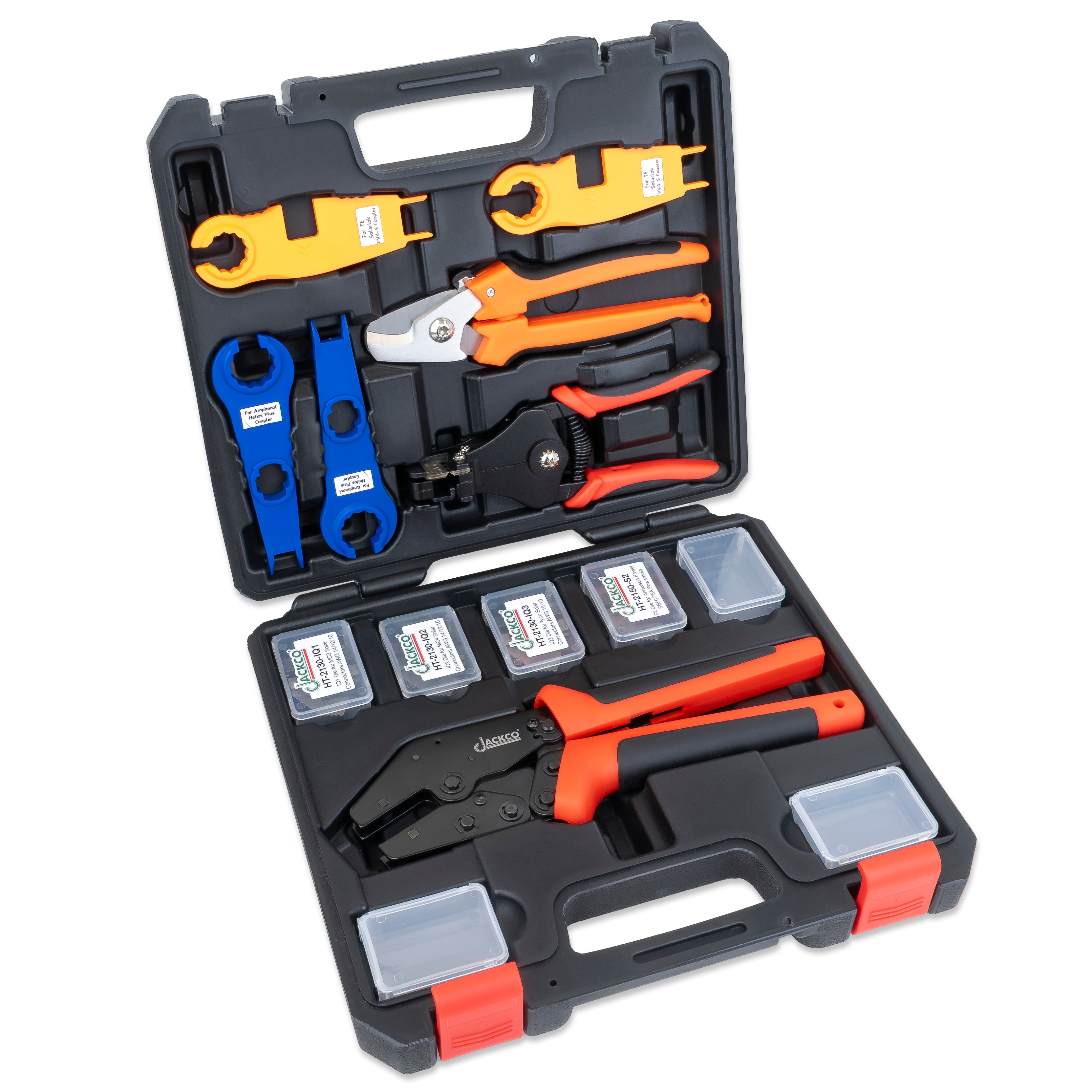 11PC Solar DC Installation Tool Kit with High Leverage Crimpers