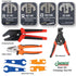11PC Solar DC Installation Tool Kit with High Leverage Crimpers