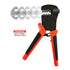 9" Parallel Interchangeable Die Ratcheting Terminal Crimper (Steel) - Frame Only