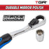 TGR 30PC Quick Release Go Thru Spline Socket Set - 1/4" & 3/8" Drive SAE/Metric Sizes - Tool Guy Republic