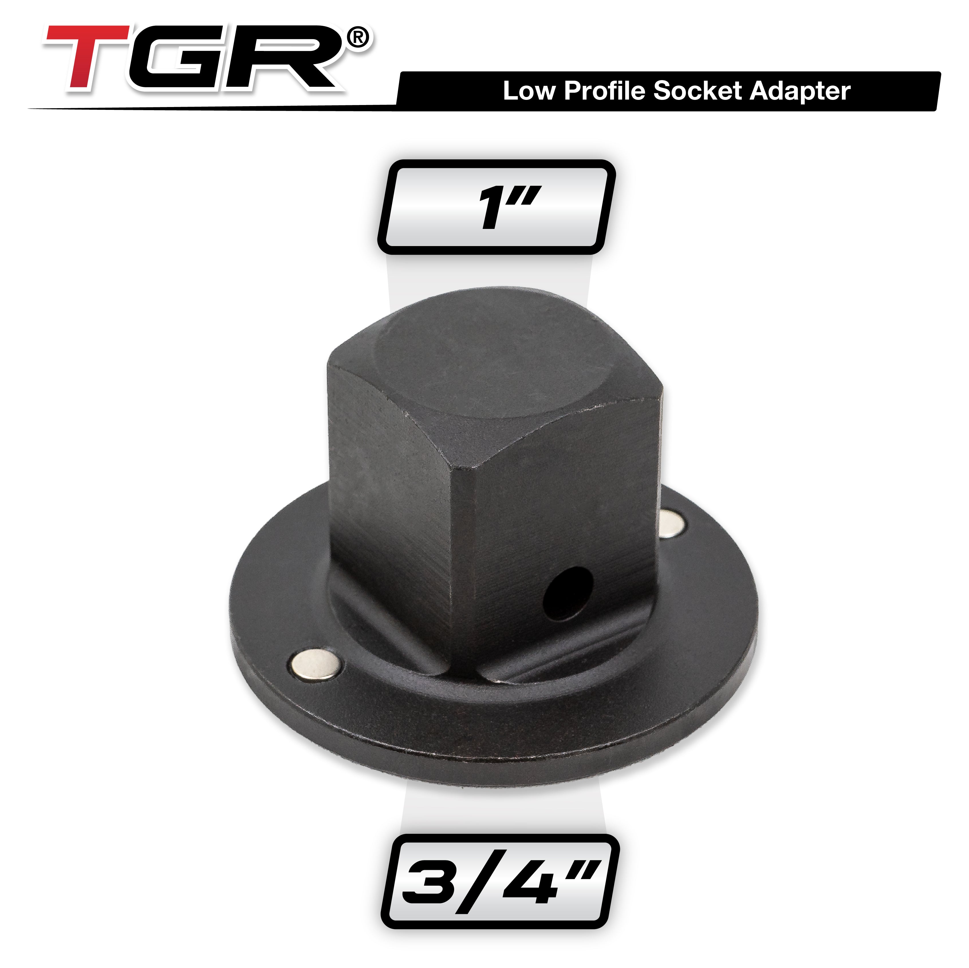 TGR 3/4" to 1" Low Profile Impact Socket Adapter - Drive Reducing