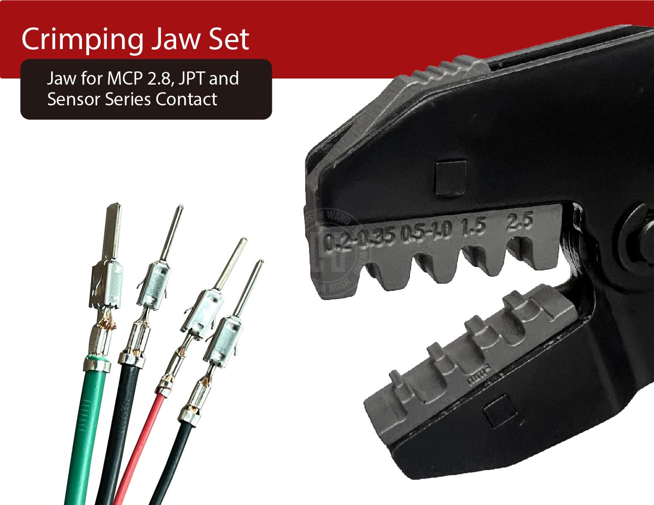 Crimping Tool Die - L5 Die for MCP 2.8, JPT and Sensor Series Contact - Tool Guy Republic