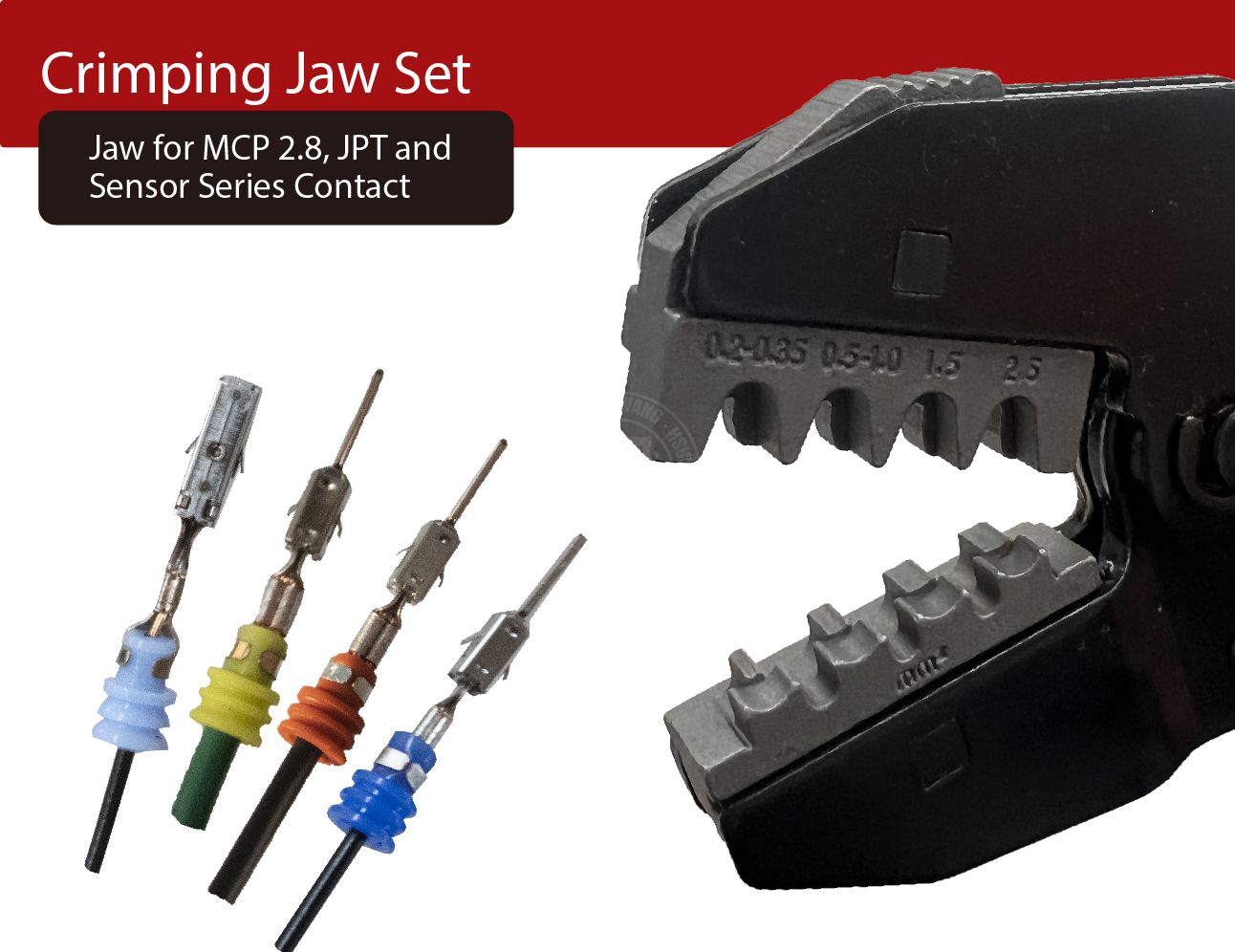 Crimping Tool Die - L6 Die for MCP 2.8, JPT and Sensor Series Contact - Tool Guy Republic