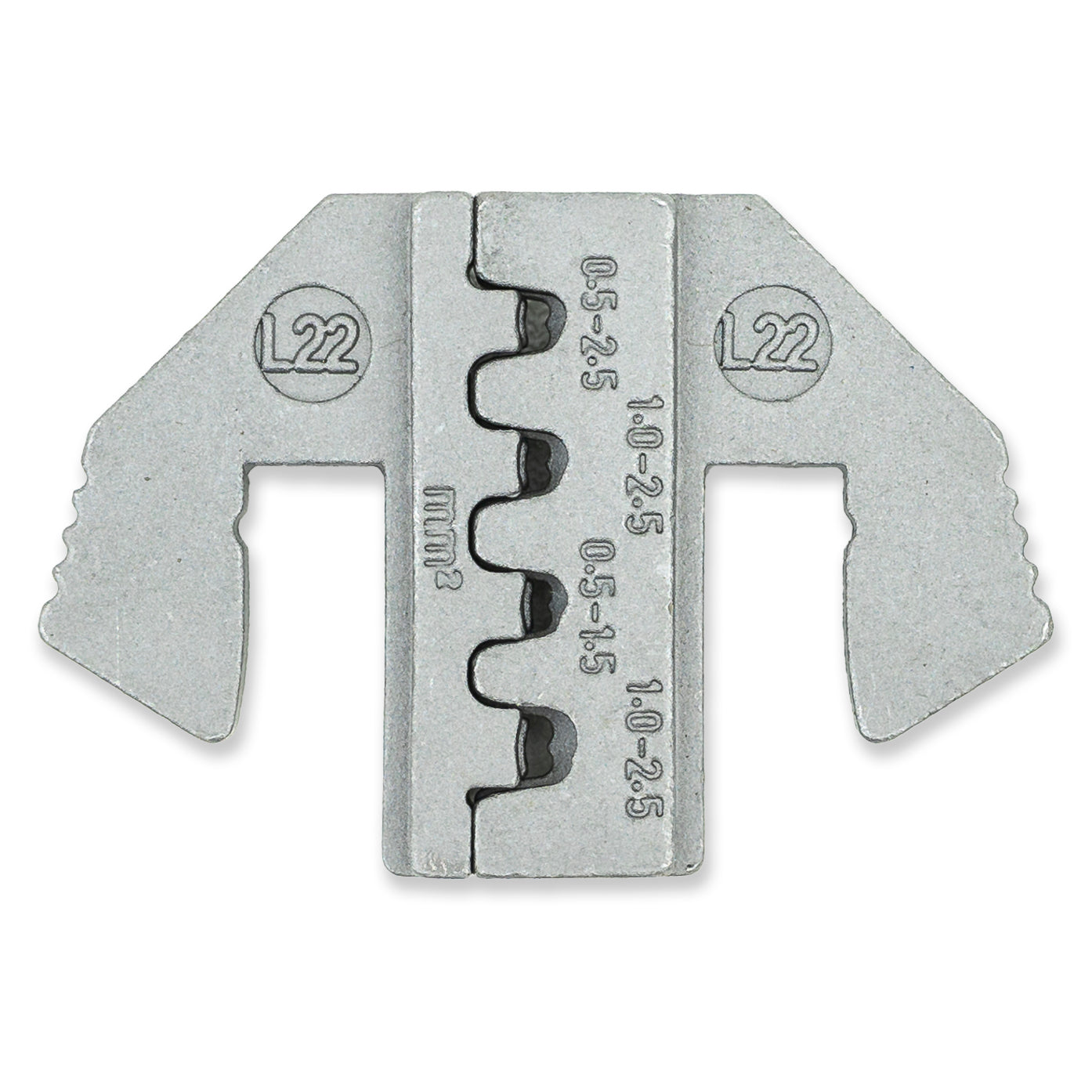 Crimping Tool Die - L22 Die for ST Receptacle Contacts 0.5-2.5/1.0-2.5/0.5-1.5/1.0-2.5 mm2 - Tool Guy Republic