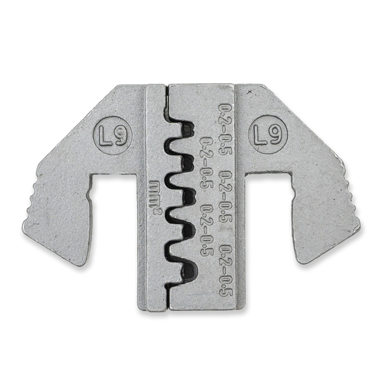 Crimping Tool Die - L9 Die for FASTIN-FASTON 2.8, ST, SPT, JPT 2.8, JT 2.8, Positive Lock 6.3 Contact - Tool Guy Republic