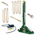 Jackco Power Stand Package - 59" Pulling Post with 10 Ton 8" Ram, Air Hydraulic Pump, Hose, Chains, Pulling Clamp