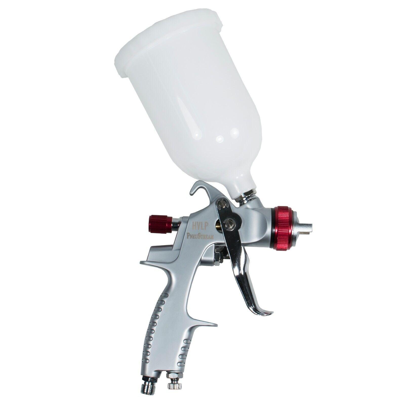 HVLP Spray Gun 1.7mm Tip, HVLP Air Regulator, Mini Denibbing Blocks - Package