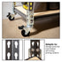 4pc - 3" Storage Rack Caster Wheels (Adapts to Boltless Self Locking Shelving Racks)