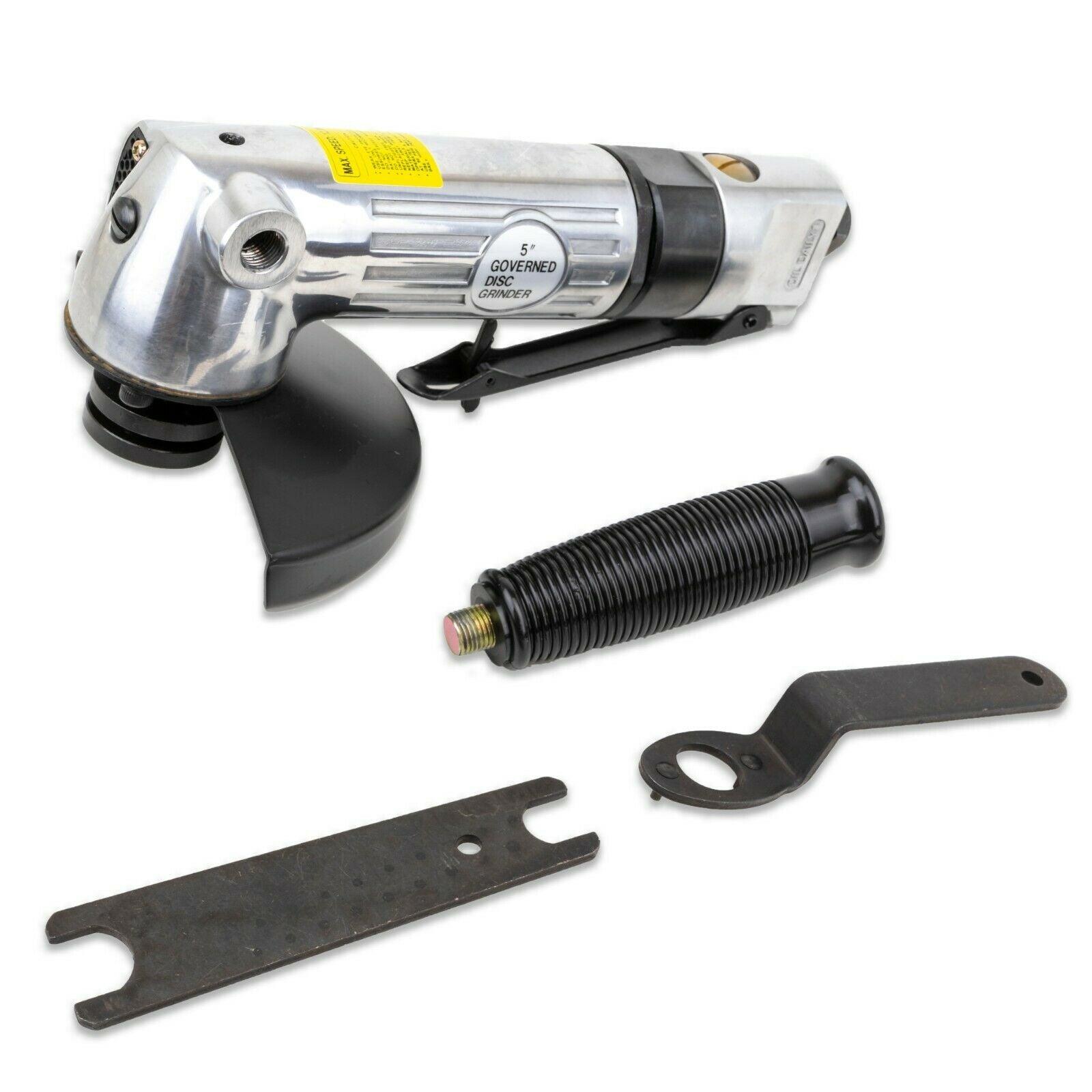 Vertech 5" Governed Pneumatic Air Angle Disc Grinder 11,000 RPM - Tool Guy Republic
