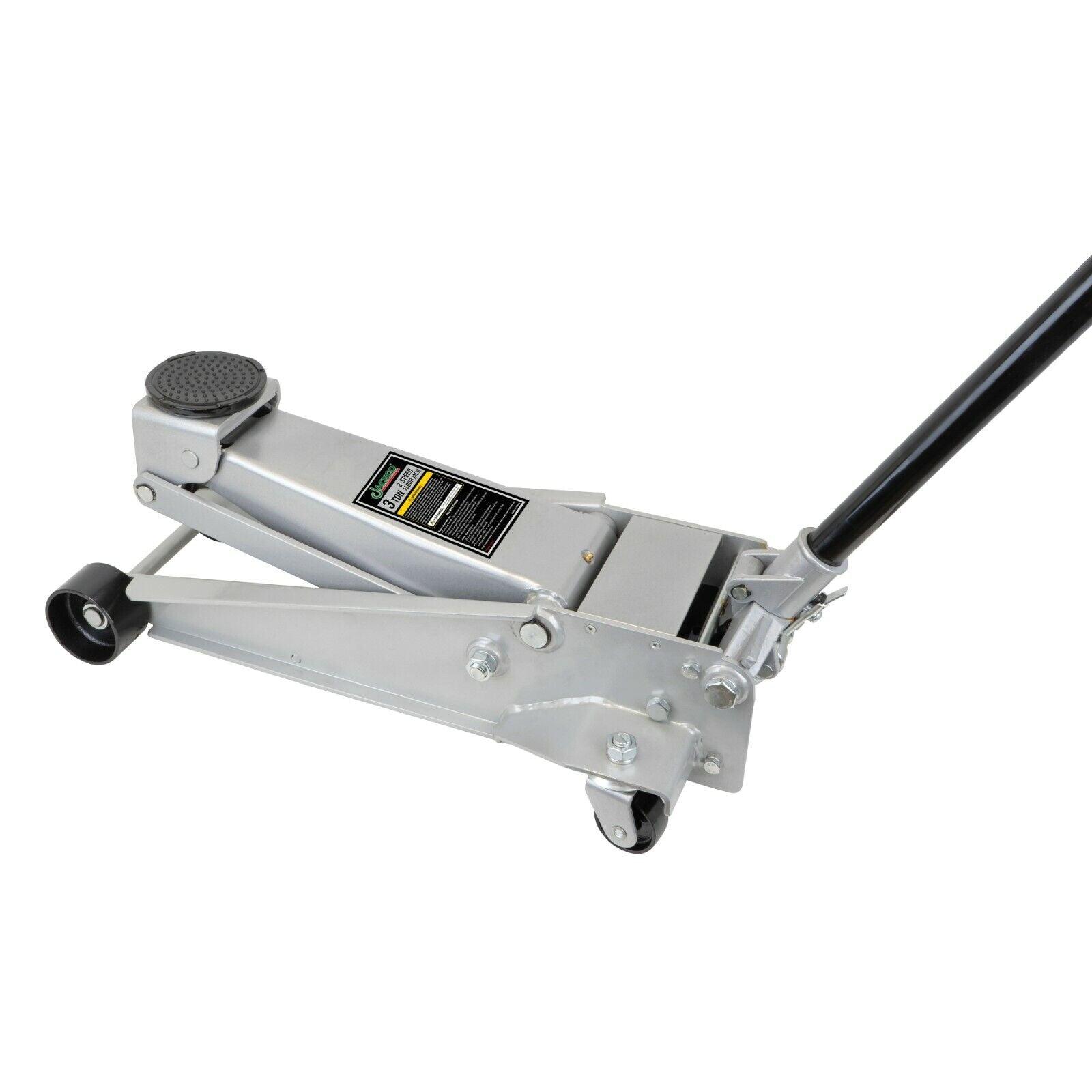 Jackco 3 Ton Capacity 2-Speed Heavy Duty Automotive Floor Jack - Tool Guy Republic
