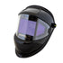 TGR Digital Panoramic 180 View Solar Powered Auto Darkening Welding Helmet - True Color (Black)