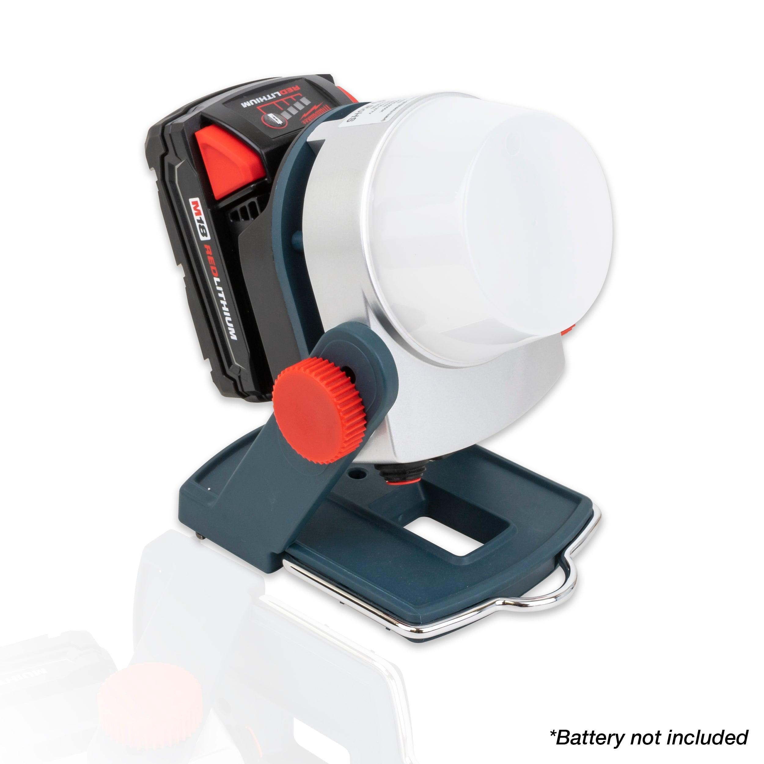 TGR 20W Multi-Battery LED Worklight Powered by Makita, DeWalt, Milwaukee Cordless Tool Batteries - Tool Guy Republic