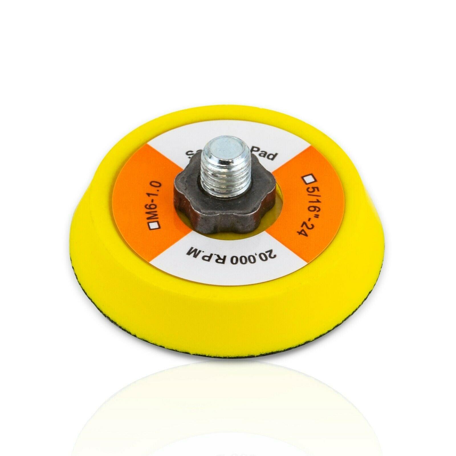 TGR 2" Hook and Loop Sanding Polishing Backup Pad with 5/16"-24 Threads (6 Pack) - Tool Guy Republic