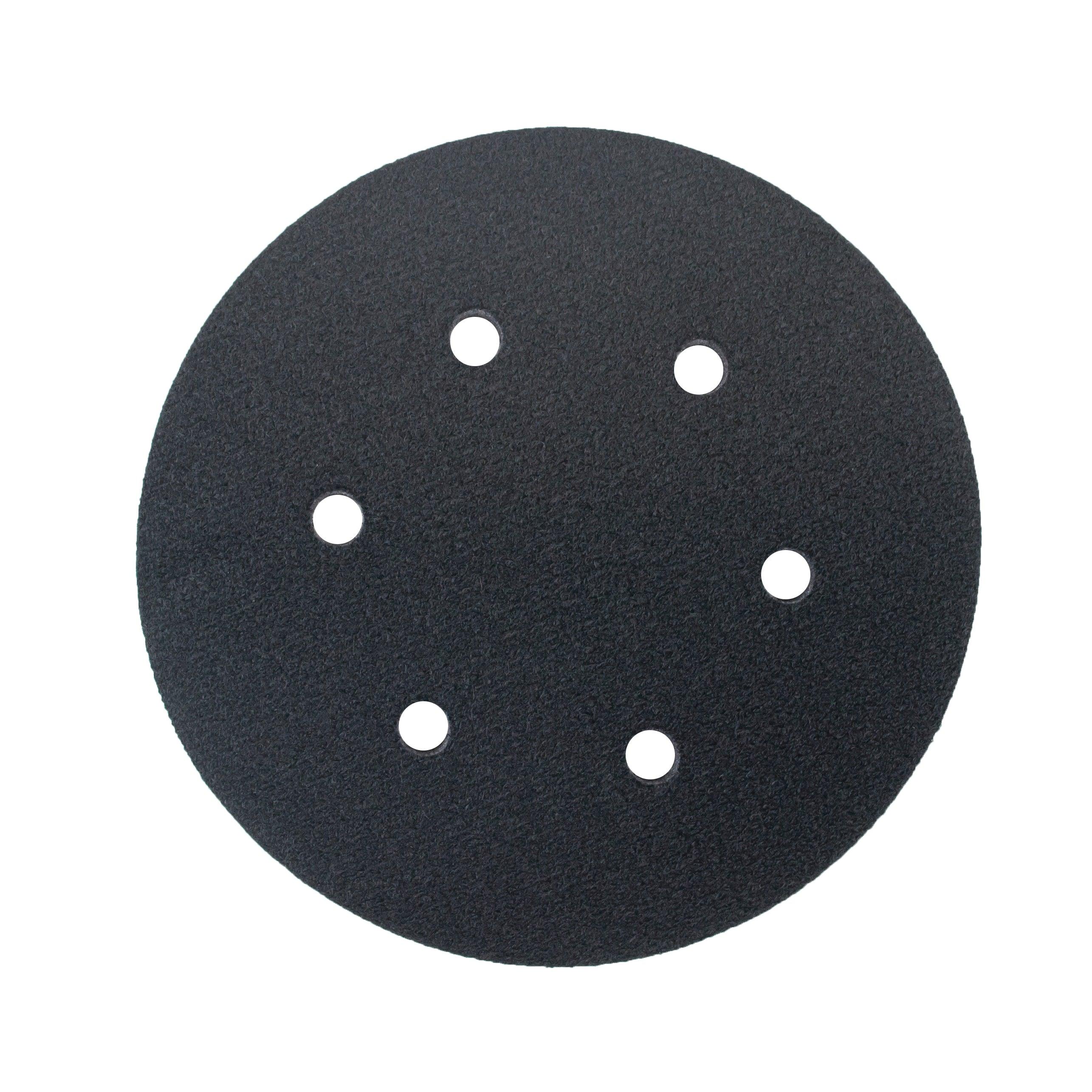 TGR 6" Soft Interface Pad 6 Hole Vacuum - Hook and Loop