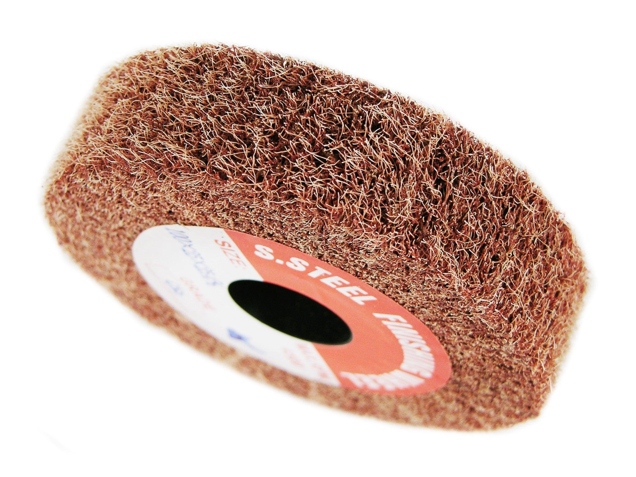 4" Abrasive Non-Woven Flap Brush Finishing Wheel