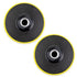 TGR 4" Hook and Loop Sanding Backup Pad with 5/8"-11 Threads (2 Pack)