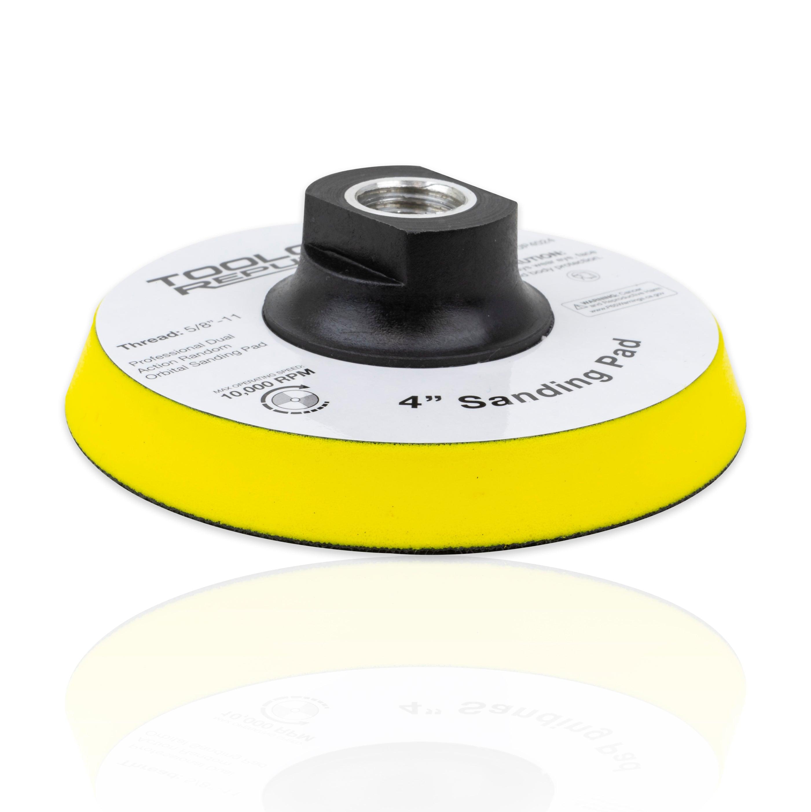 TGR 4" Hook and Loop Sanding Backup Pad with 5/8"-11 Threads - Tool Guy Republic