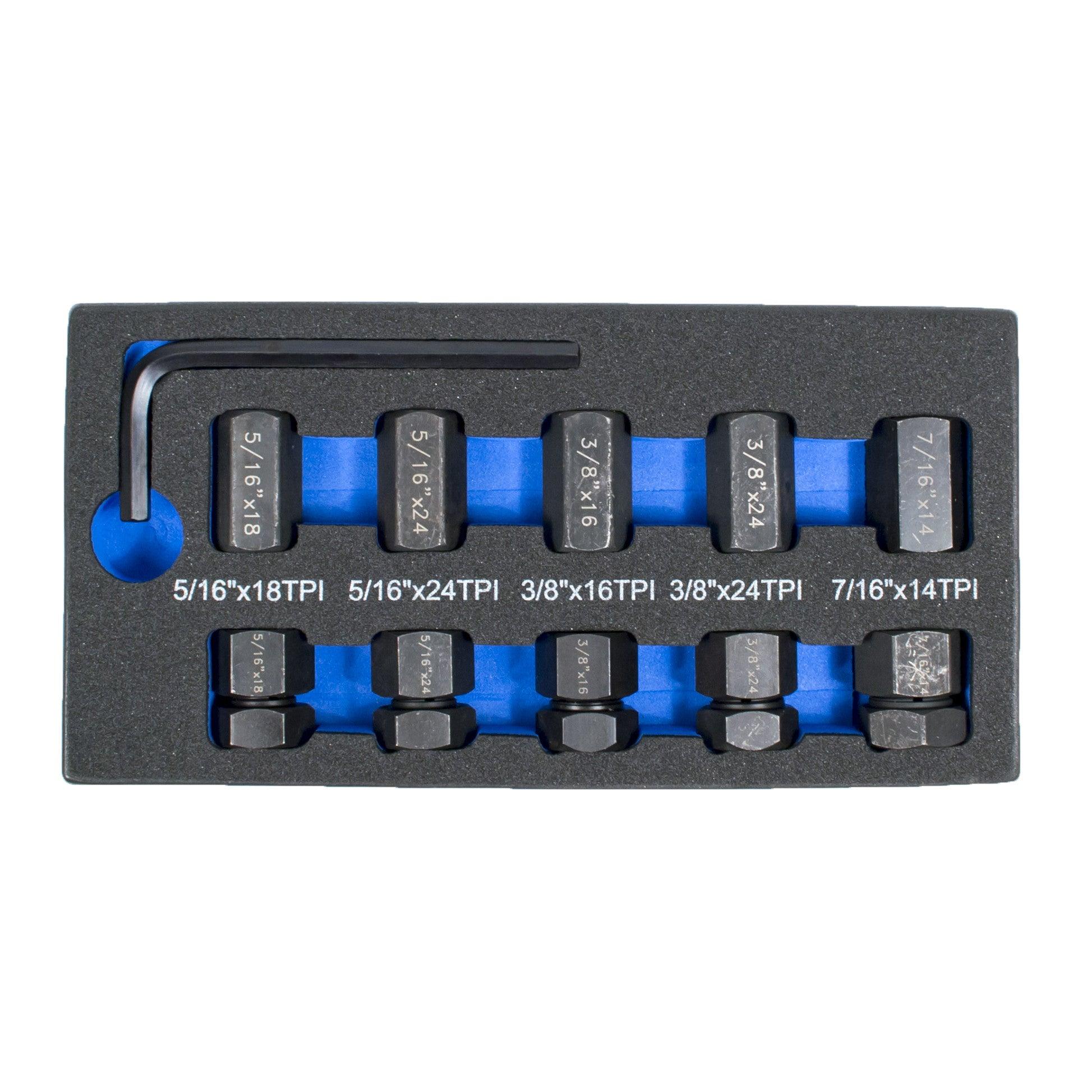 10 PC SAE Stud Remover and Installer Kit - Tool Guy Republic
