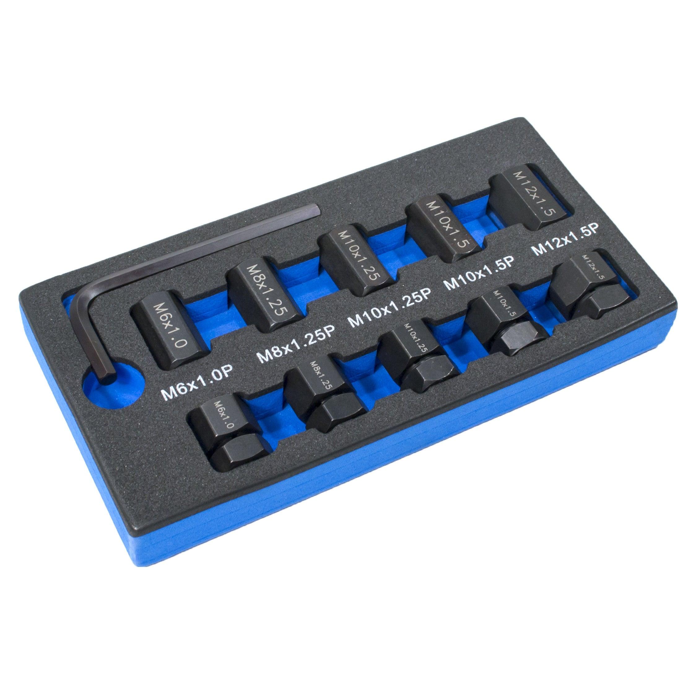 10 PC Metric Stud Remover and Installer Kit - Tool Guy Republic