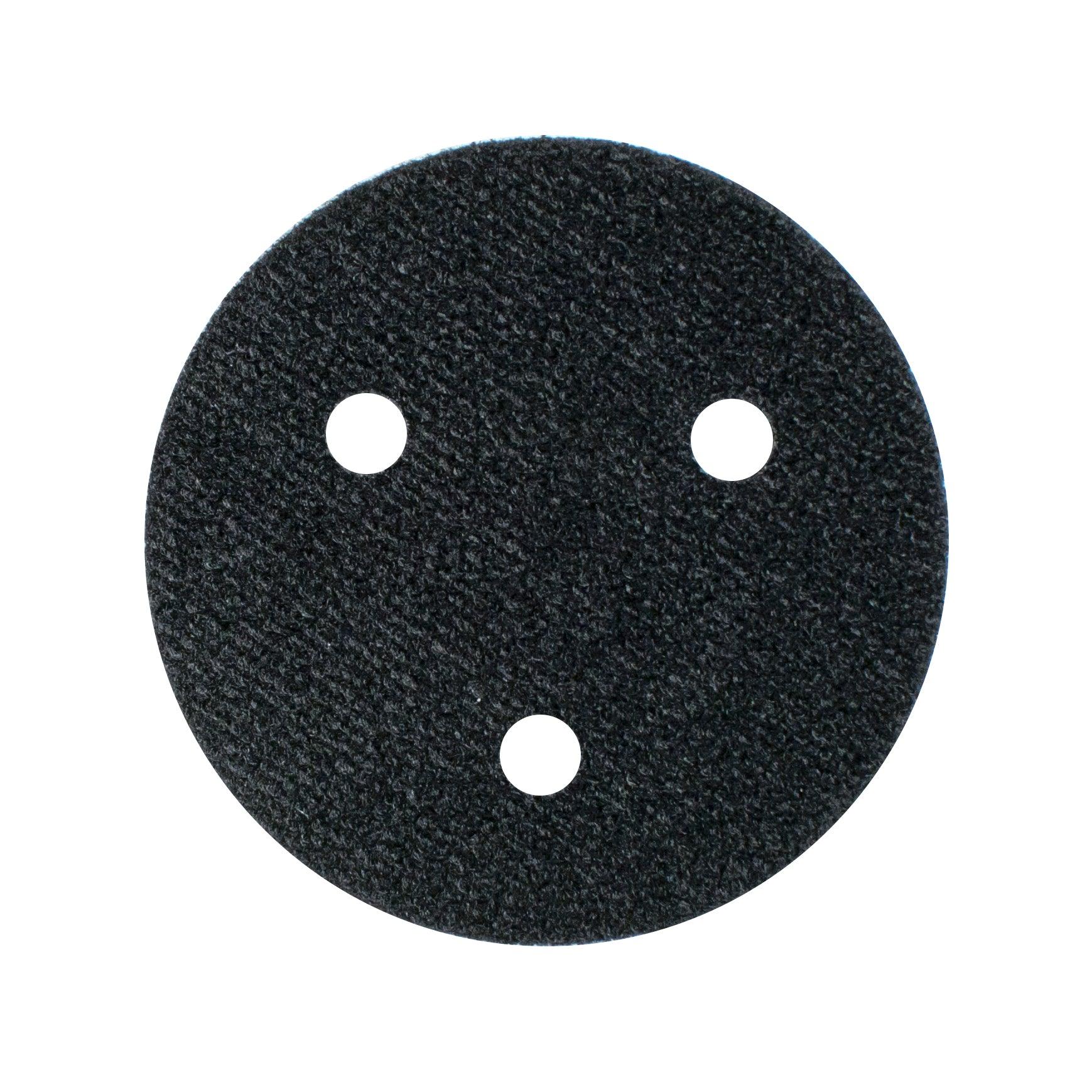 3" - 3 Hole Vacuum Soft Interface Pad - Hook and Loop (2 Pack)