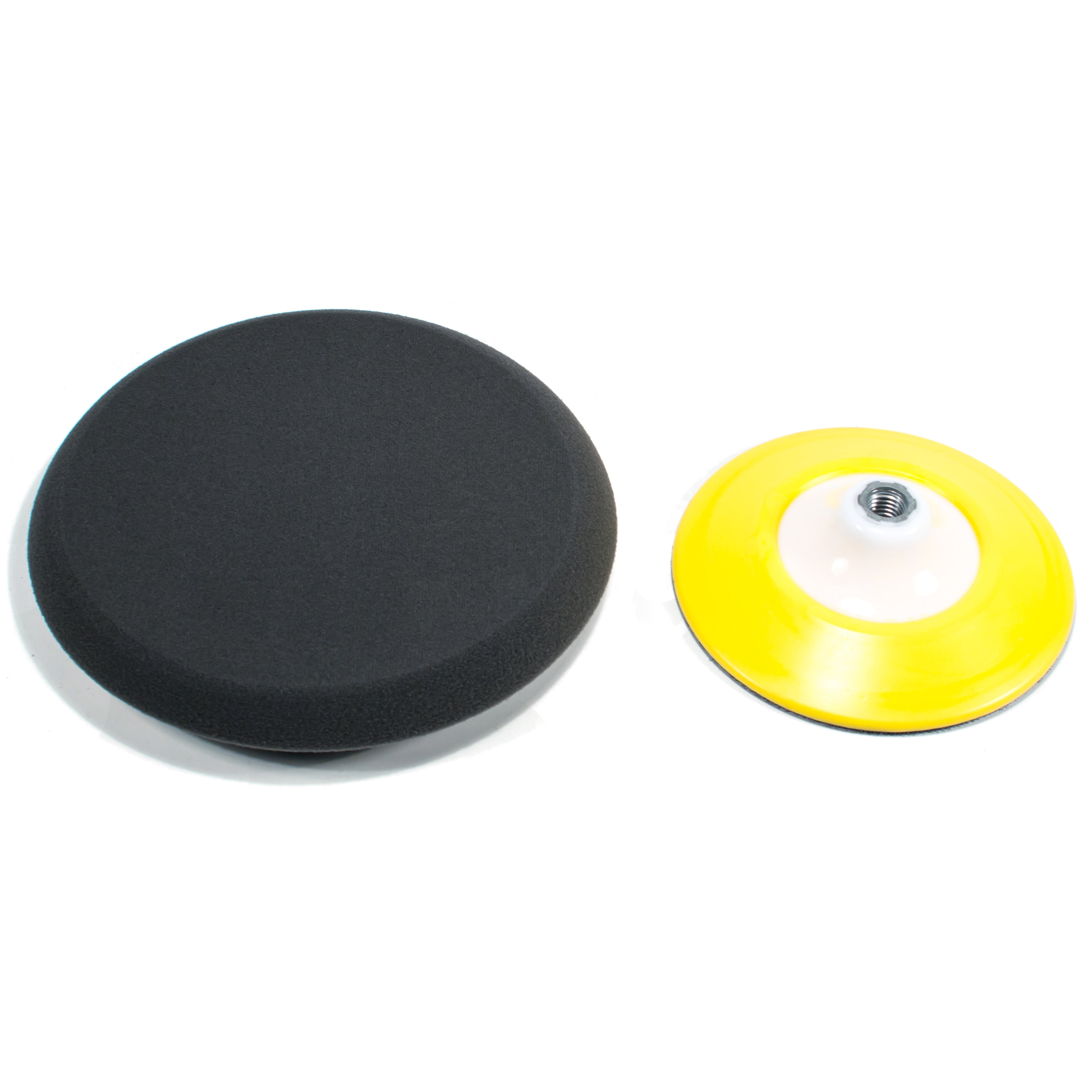 9" Fine Foam Finishing Pad with 6.5" Hook and Loop Backup Pad 5/8"-11 Thread