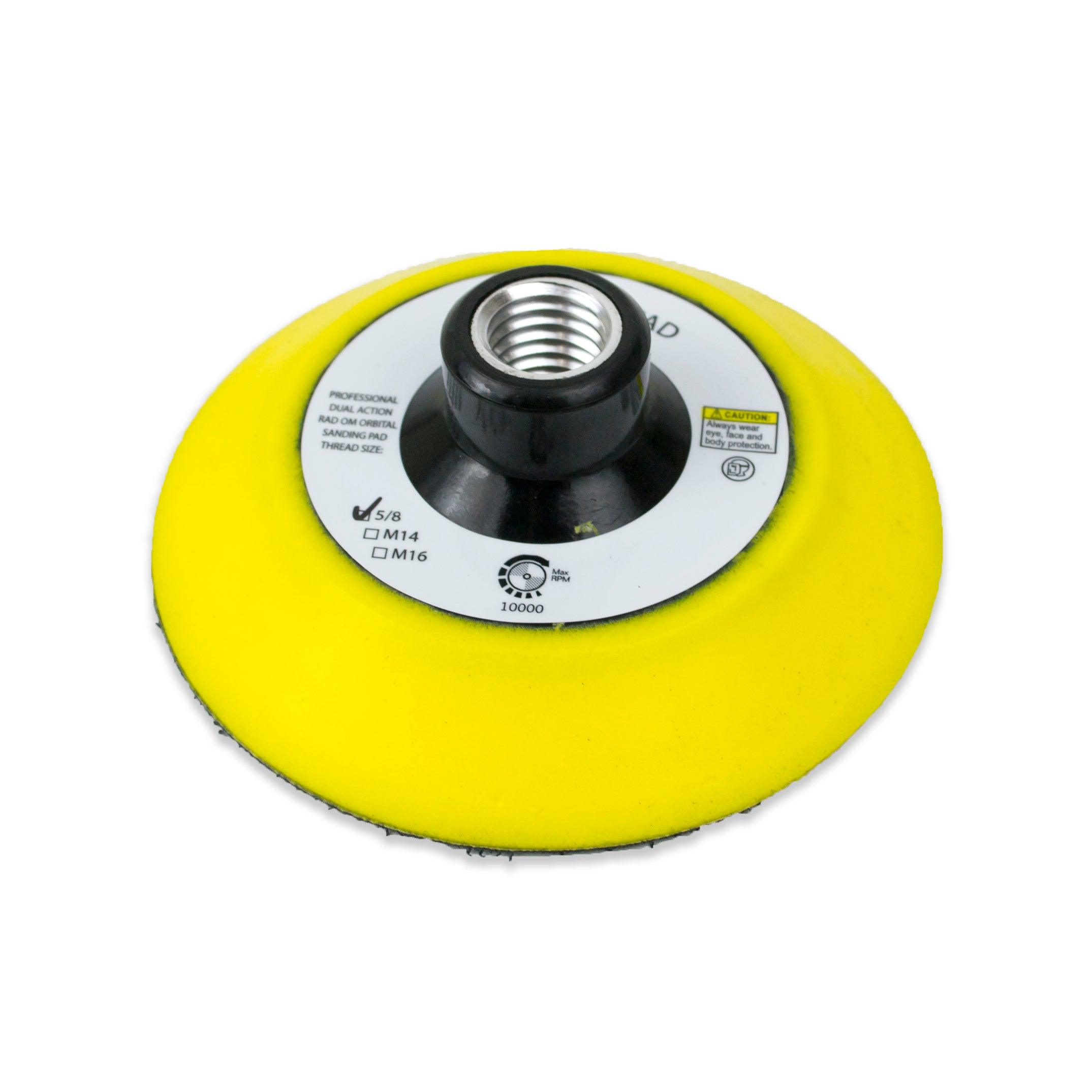 4" Hook and Loop Sanding Pad with 5/8-11 Threads with Center Hole