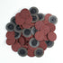 50pcs - 2 inch 24 Grit “Roloc” Type Abrasive Sanding Discs