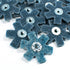 25pc 2" Surface Conditioning Star Abrasive Disc -Blue Fine Grade