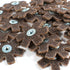 25pc 2" Surface Conditioning Star Abrasive Disc -Brown Coarse Grade