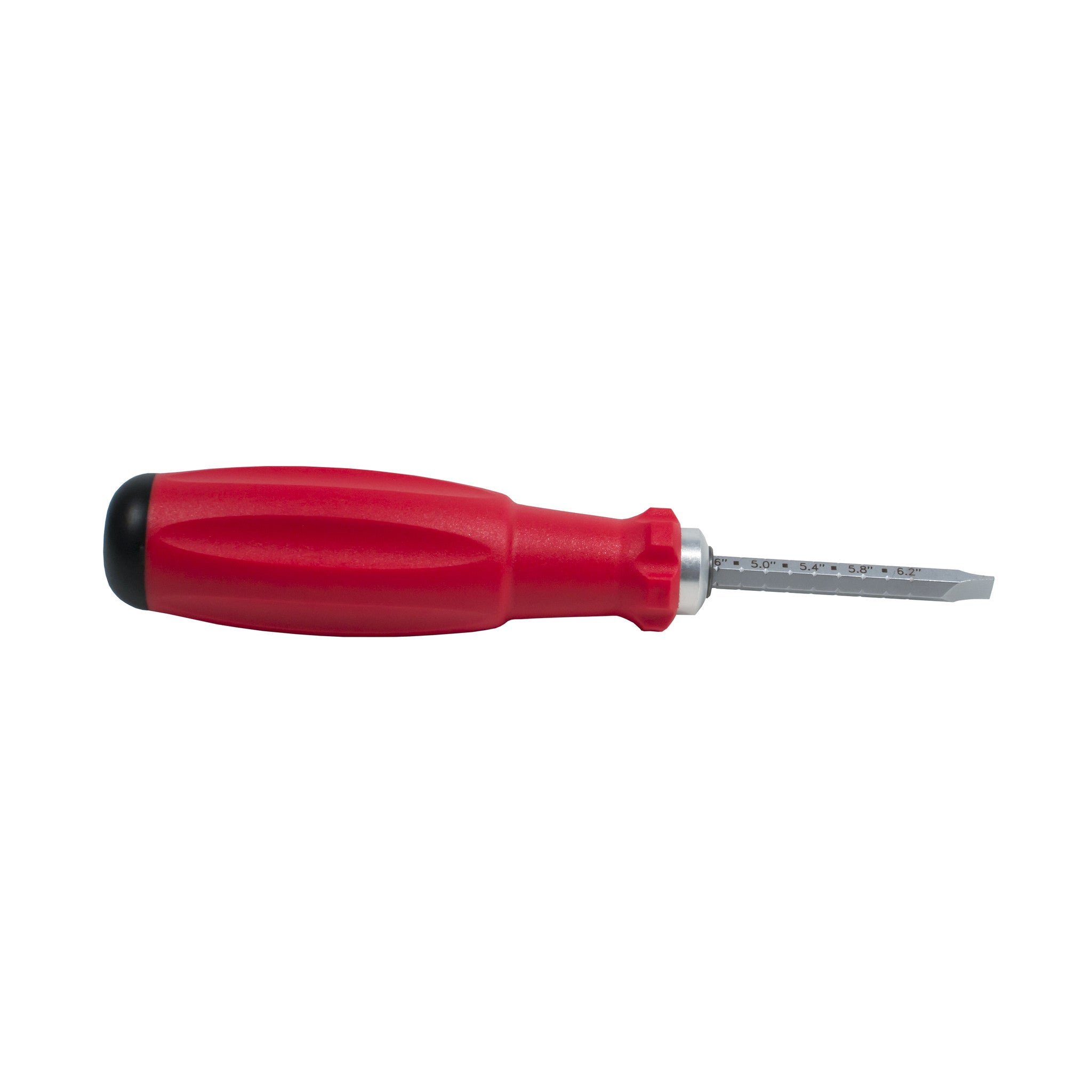 Phillips and Slotted Extendable Screwdriver with Measurement Gauge