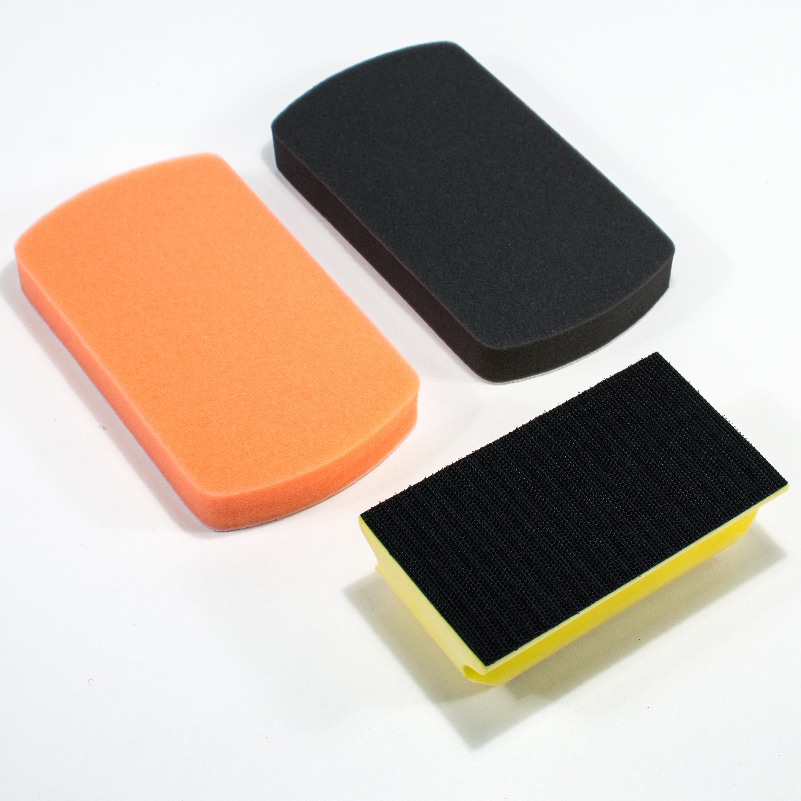 Hand Block with Two Multi-Purpose Detailing Foam Polishing Pads