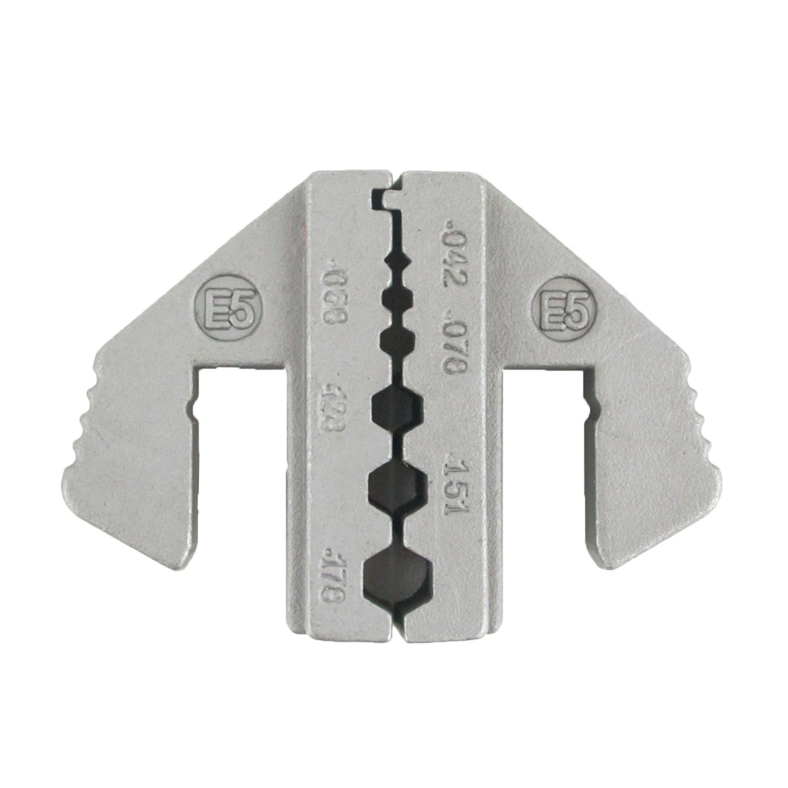 Crimping Tool Die - E5 Die for RG Type Coaxial .042/.068/.078/.128/.151/.178"