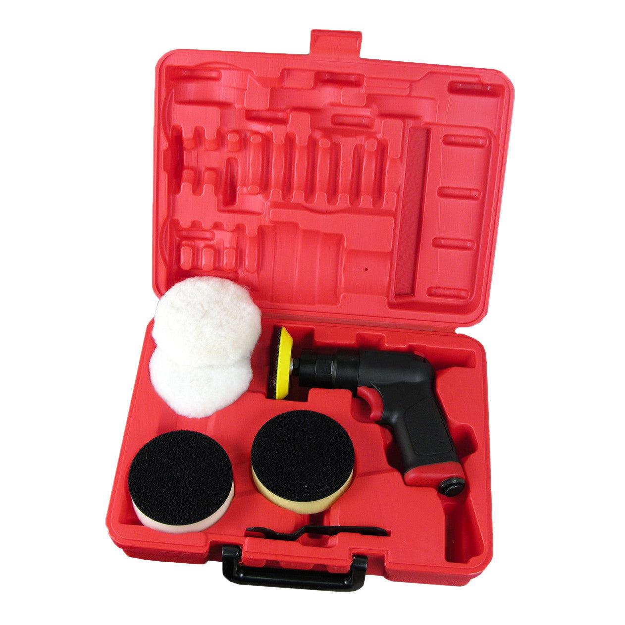 PneuStream 3 Pistol Grip Air-Operated Buffer/Polisher Kit – Tool Guy  Republic