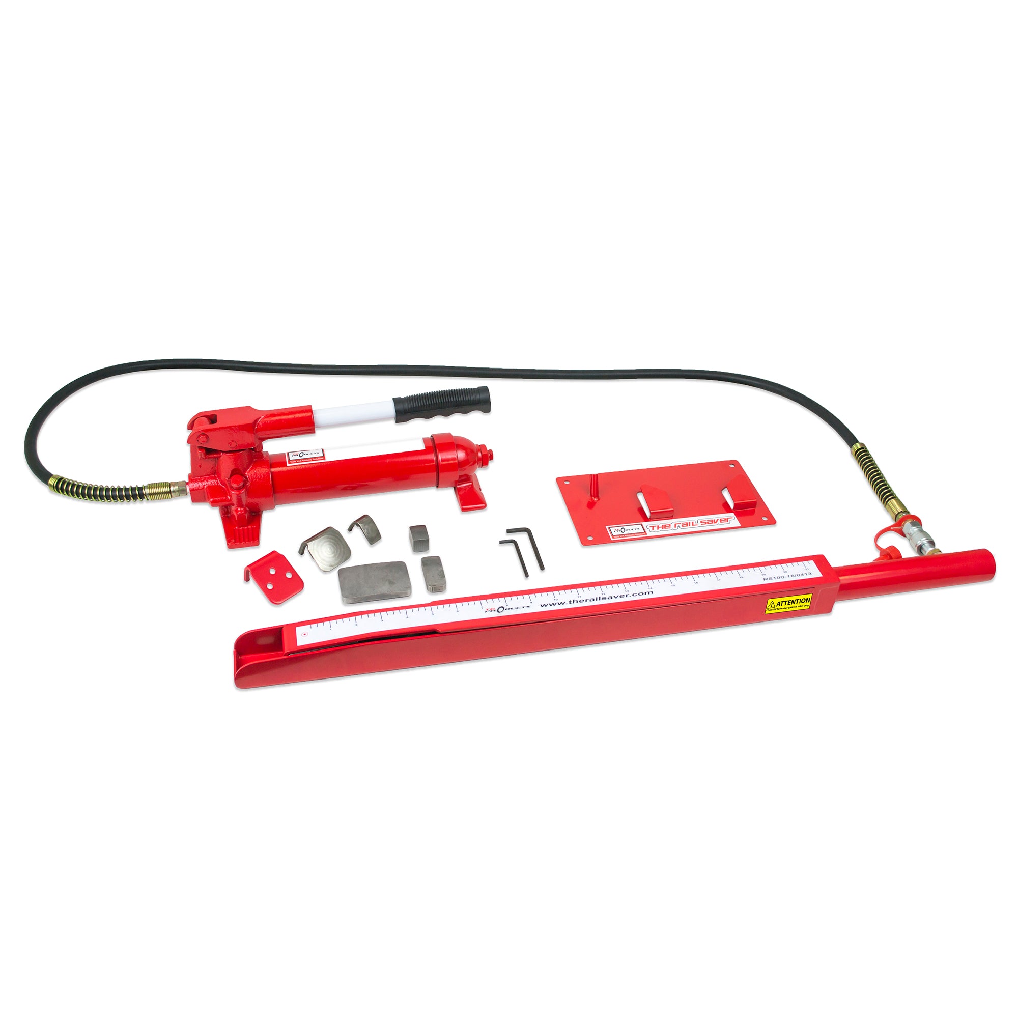 The Rail Saver Repair System, Accessory Kit, Ram, Case and Wall Bracket (With Pump)